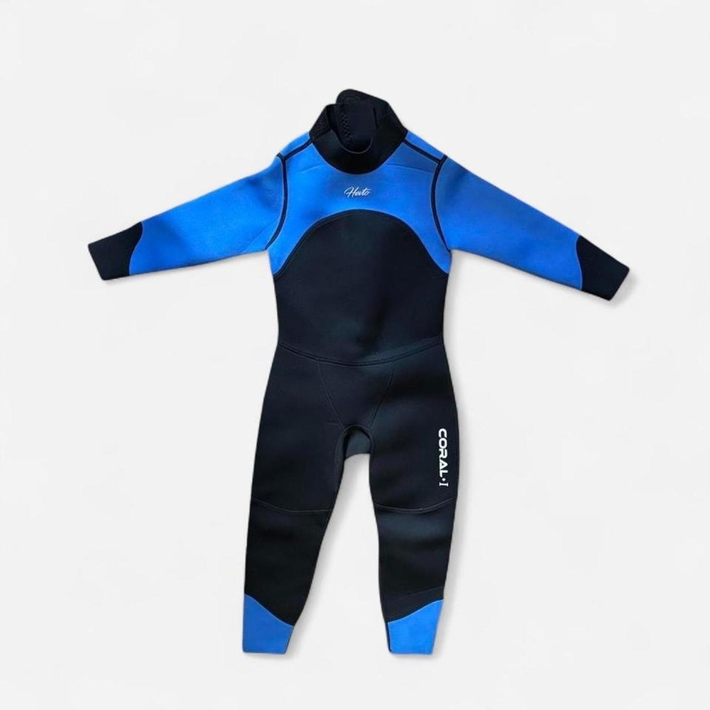 Herto Coral‎ I Youth full length blue & black wetsuit w/ zipper pull